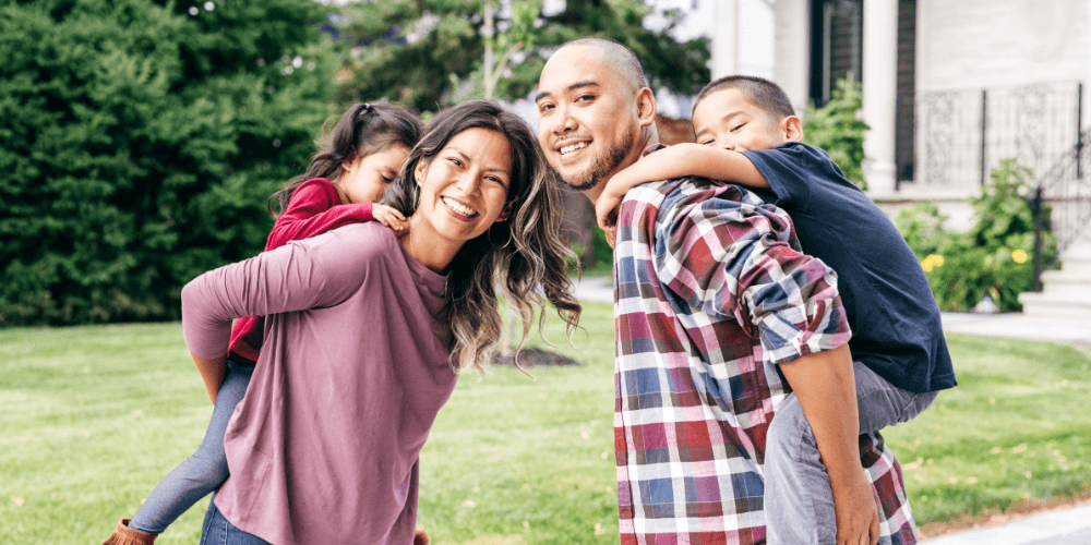 family with personal insurance